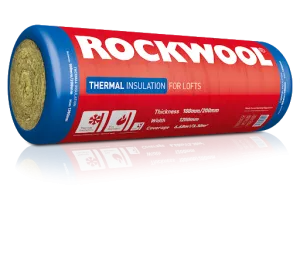 Rockwool Thermal Insulation 100mm Roll 6.6sqmt