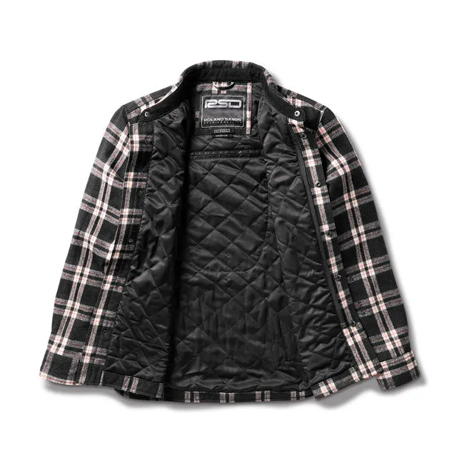 ROLAND SANDS BUELLTON RIDING SHIRT BLACK/WHITE/RED