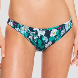 Roxy Blossom Babe Smocked Bikini Bottoms Mood Indigo S Blossom Babe - Womens