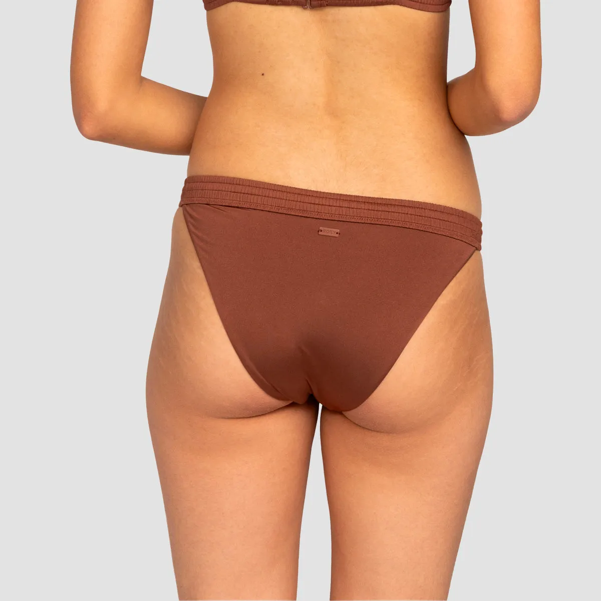 Roxy Silky Island Low Waist Bikini Bottoms Root Beer - Womens