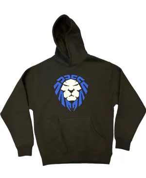 ROYAL BLUE/WHITE SILICONE LION HEAVYWEIGHT HOODIE