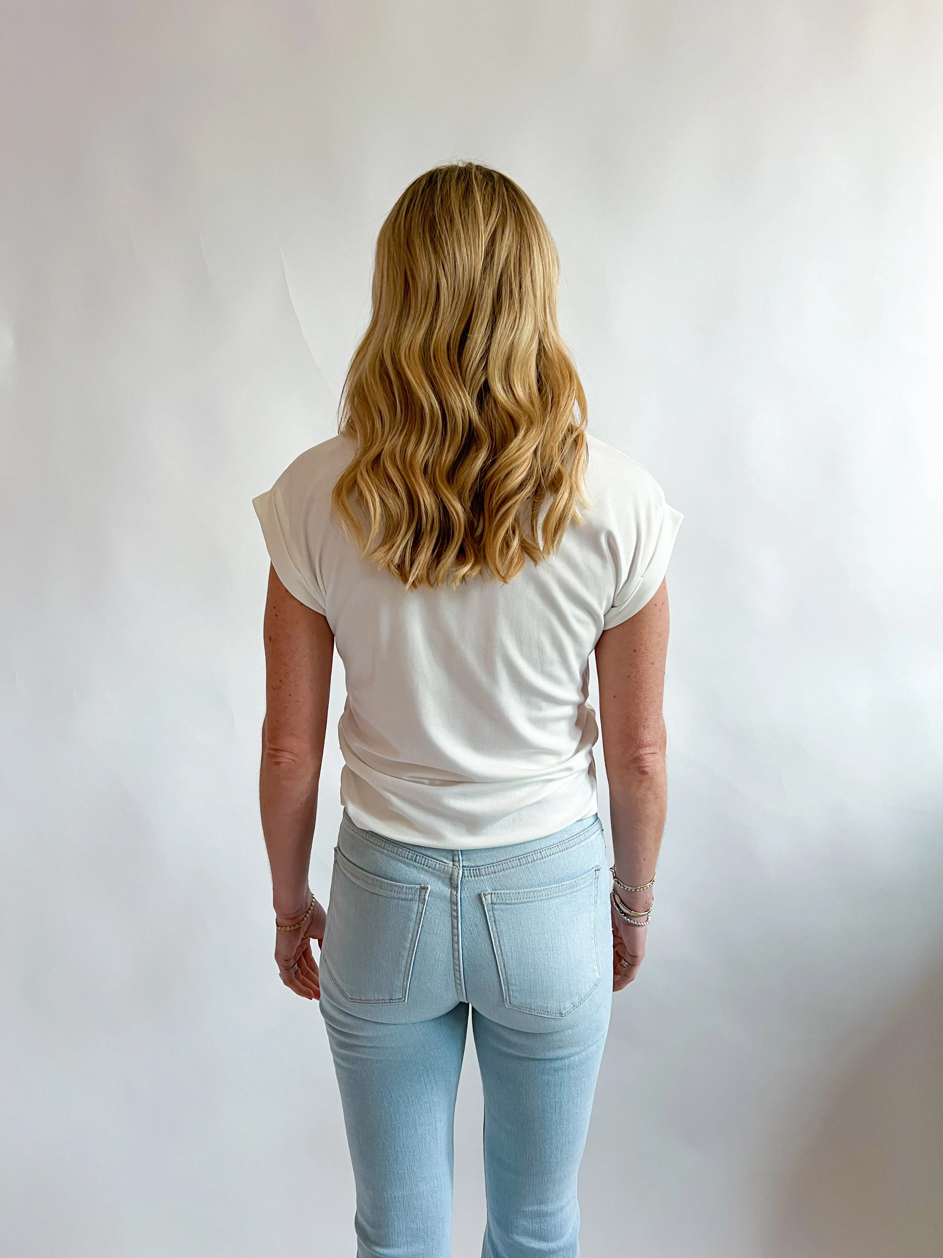 Ruching Sleeve Detail Top