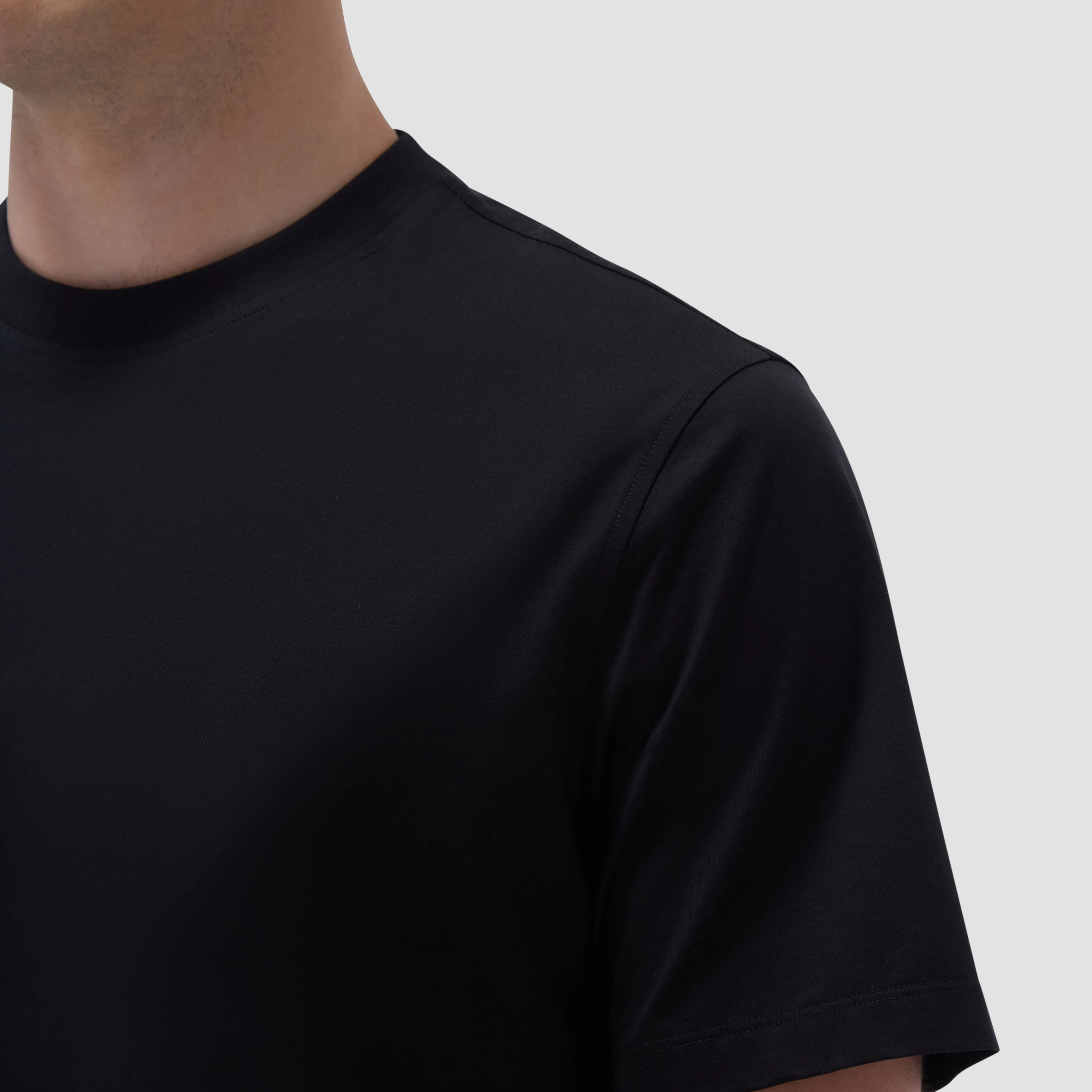 Rufus Solid OoohCotton Crew Neck T-Shirt
