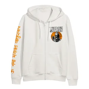 Sage - Vintage White Zip-up