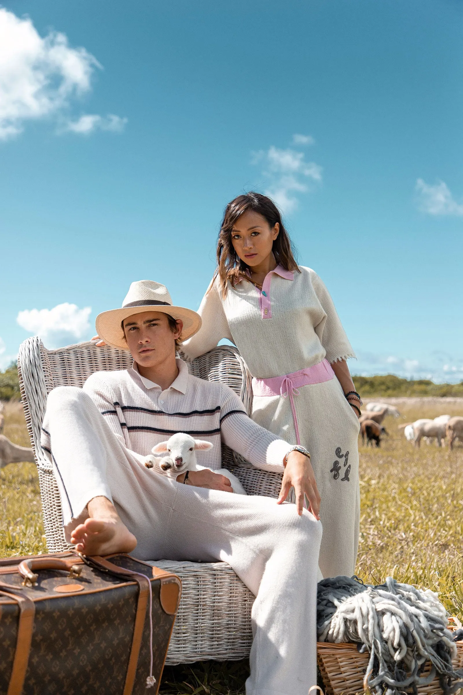 Sagecoin Cashmere Bottoms Cream
