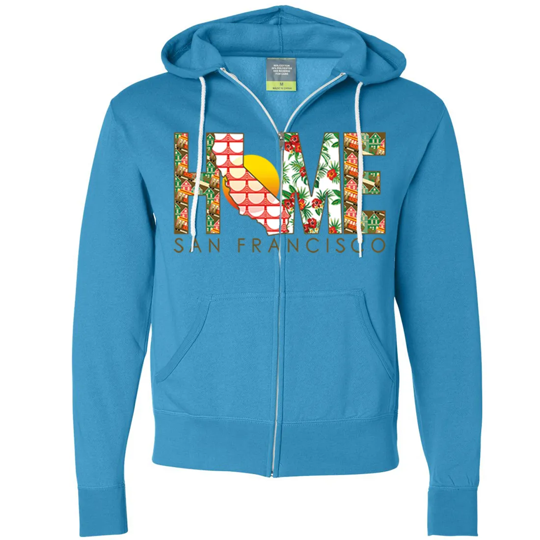 San Francisco Home Zip-Up Hoodie