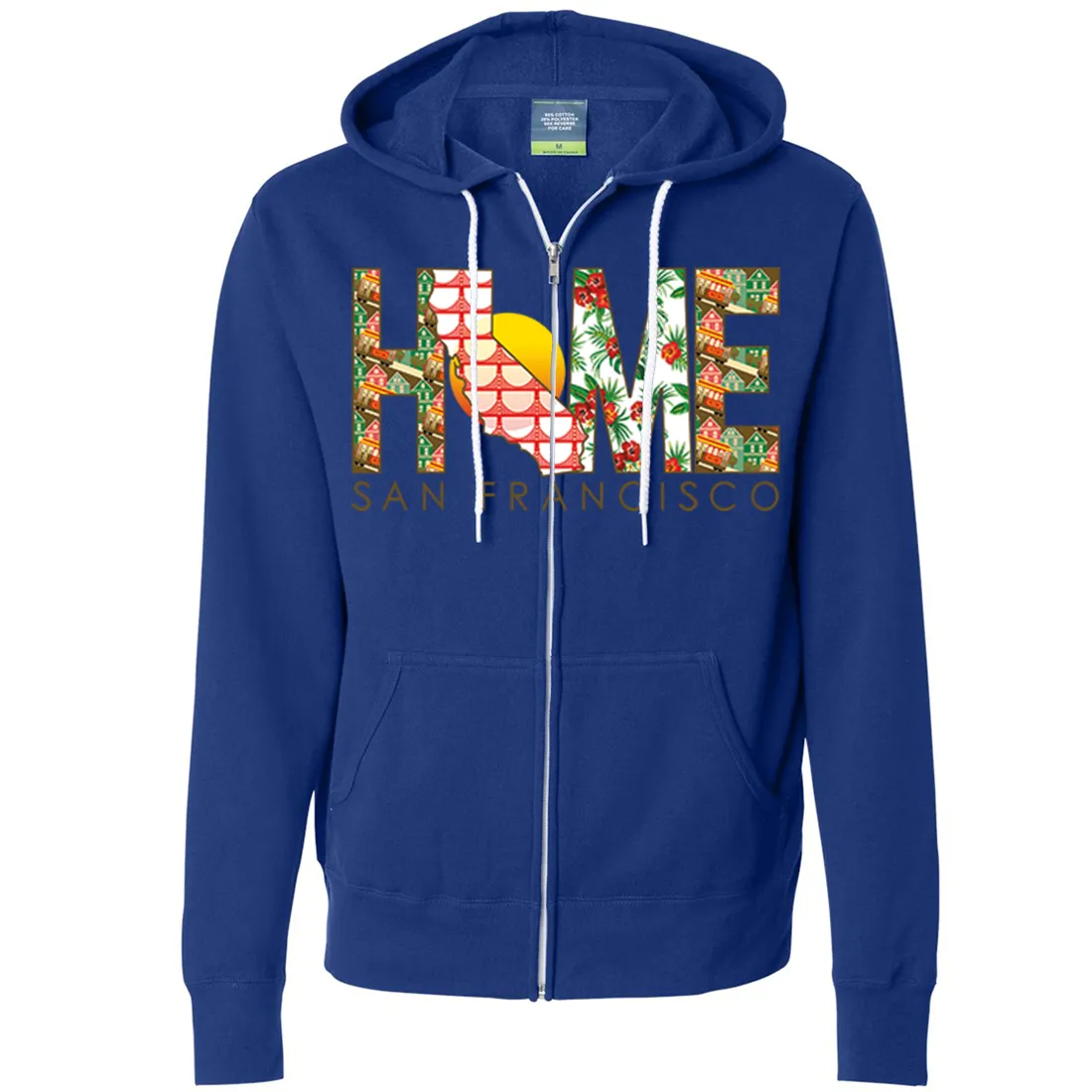 San Francisco Home Zip-Up Hoodie