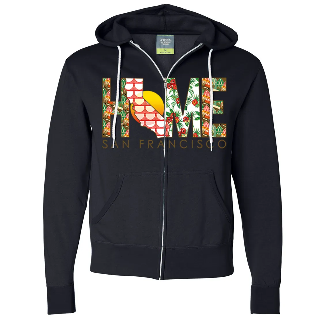 San Francisco Home Zip-Up Hoodie
