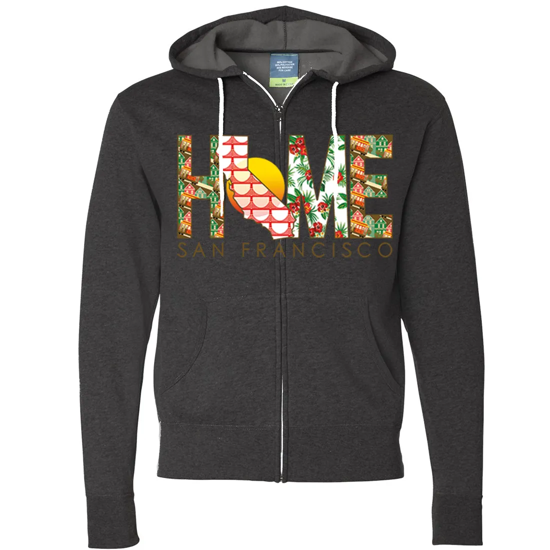 San Francisco Home Zip-Up Hoodie