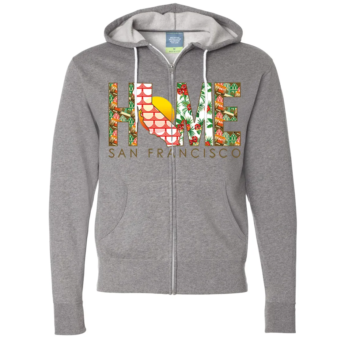San Francisco Home Zip-Up Hoodie