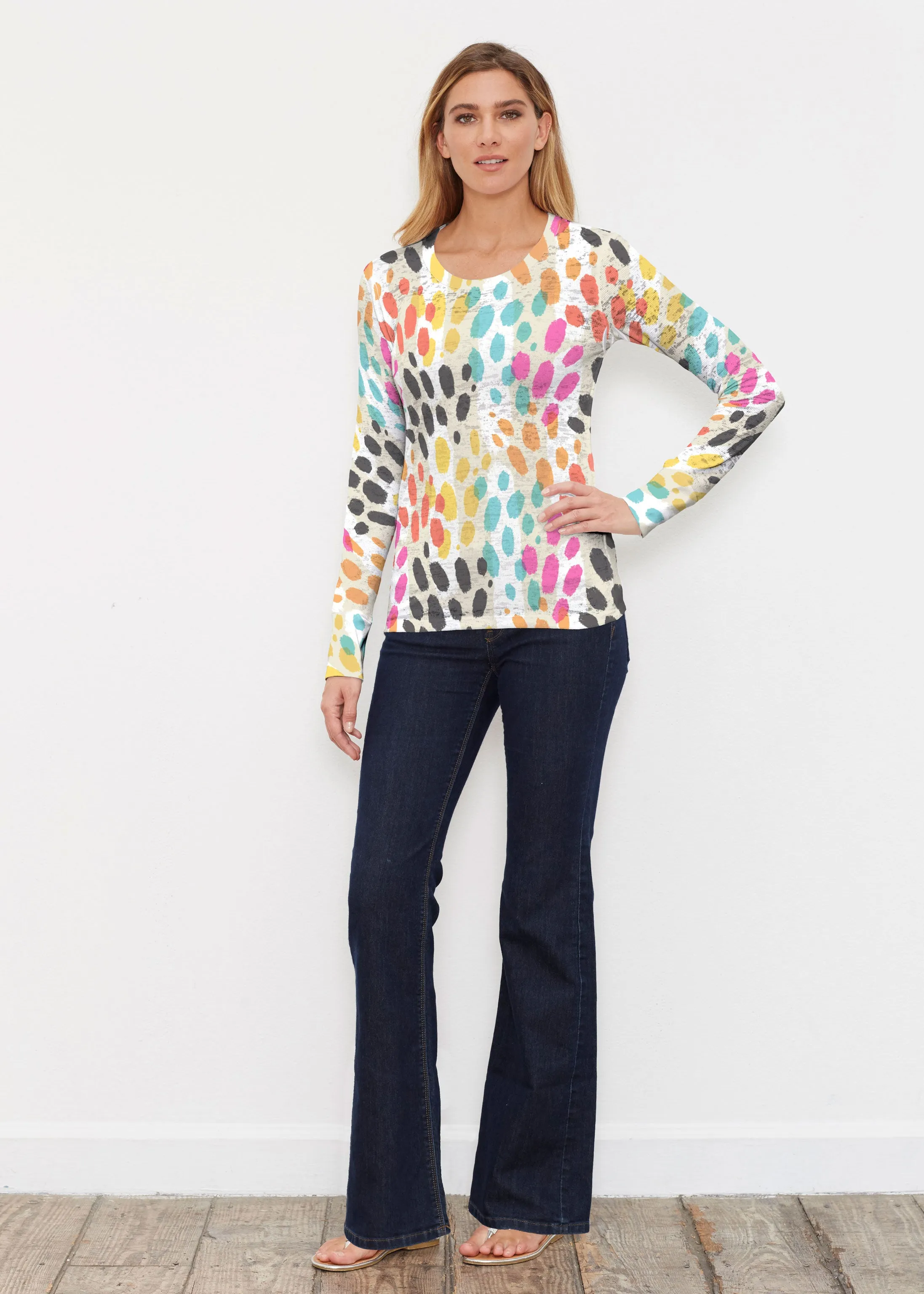 Santa Fe (14267) ~ Thermal Long Sleeve Crew Shirt