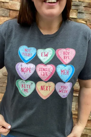 Sassy Conversation Heart Tee (Small-3x)
