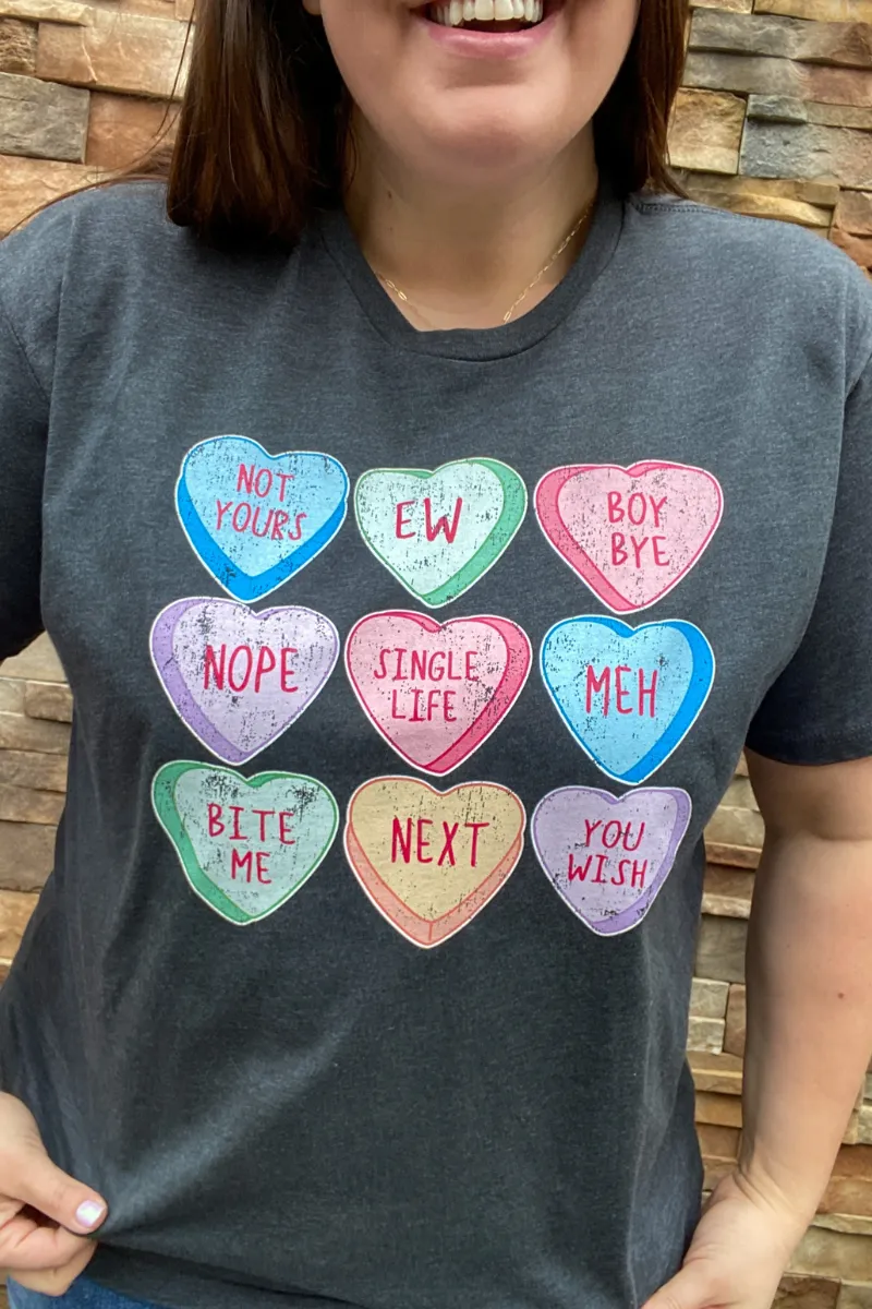 Sassy Conversation Heart Tee (Small-3x)
