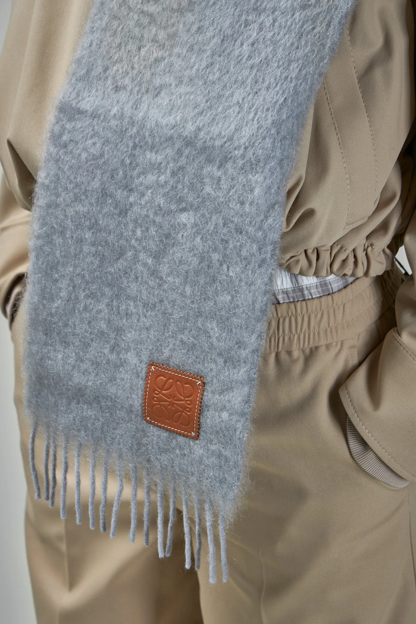 Scarf in Mohair and Wool