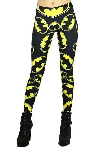 Screen Printed Bat Leggings