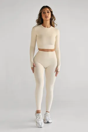 SCULPT Full Length Leggings - French Vanilla