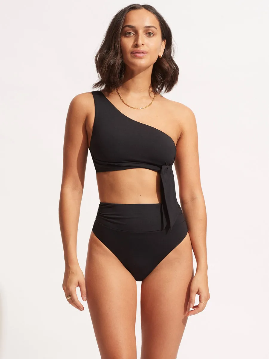 Seafolly Collective High Waist Bottom in Black