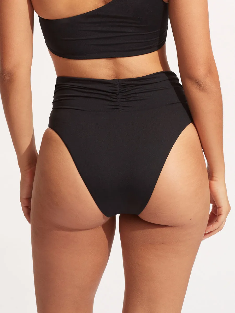 Seafolly Collective High Waist Bottom in Black