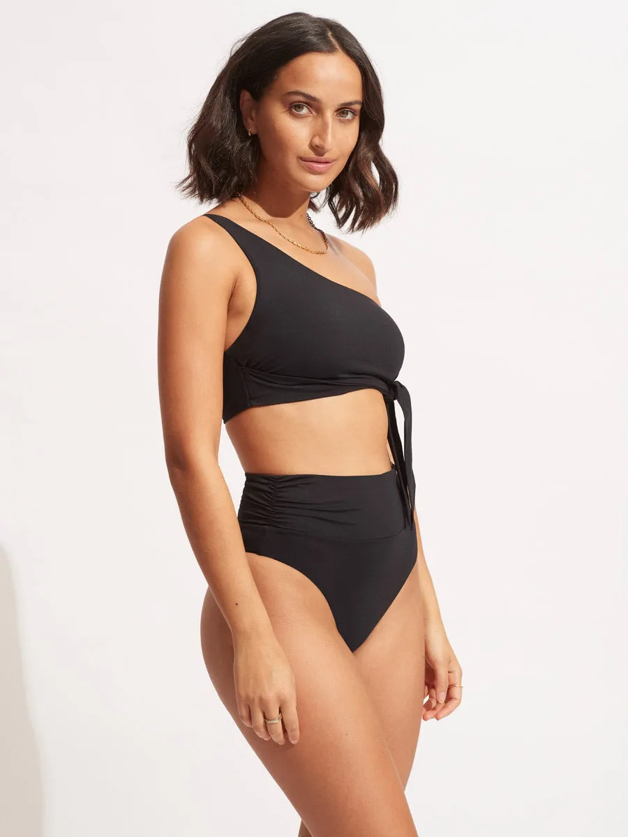 Seafolly Collective High Waist Bottom in Black