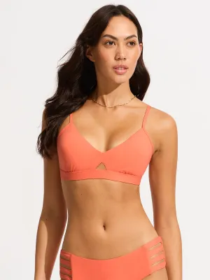Seafolly Collective Hybrid Bralette in Melon