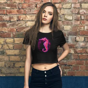 Seahorse Bubbles Crop Tee