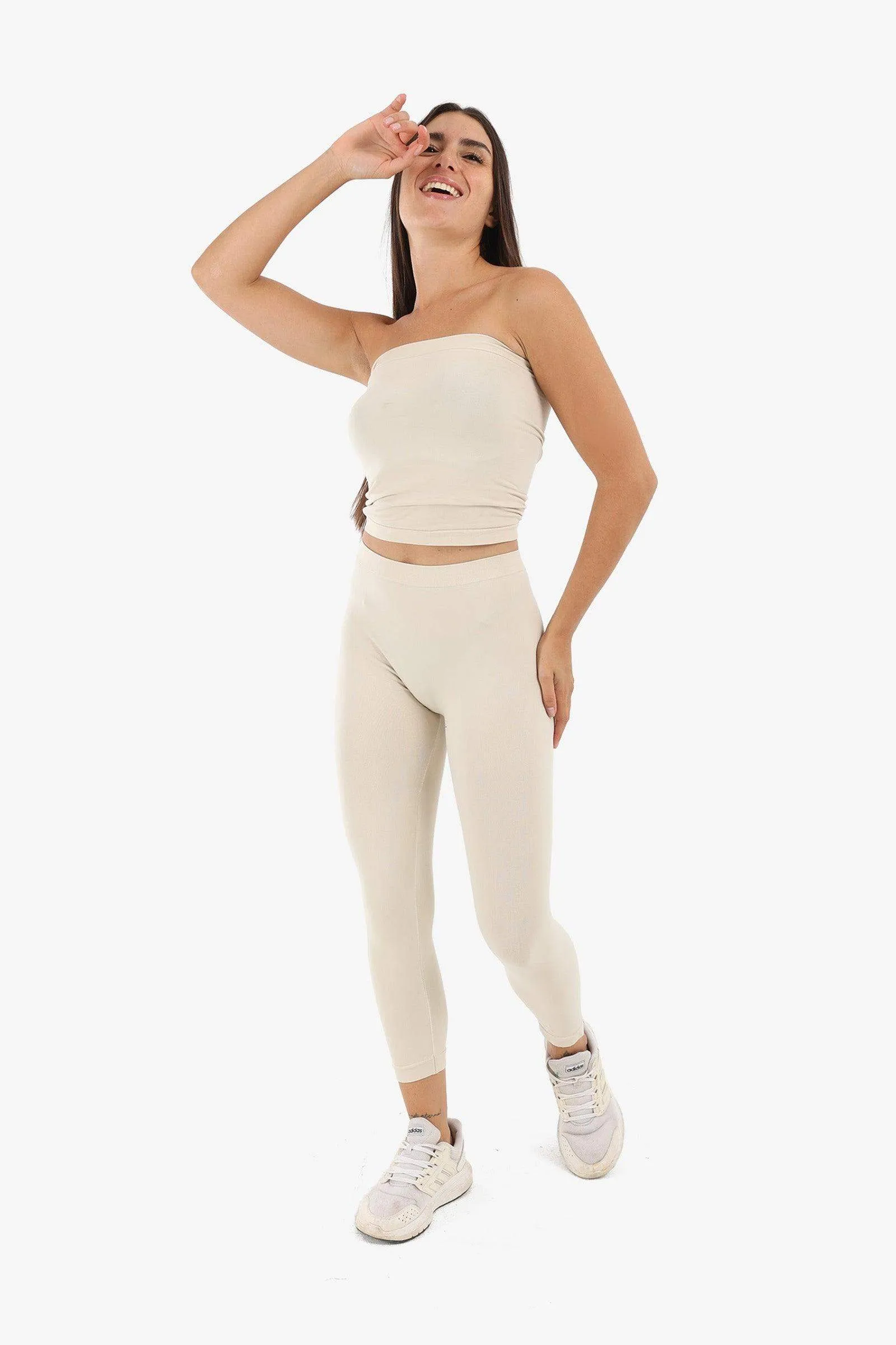 Seamless Strapless Tube Top