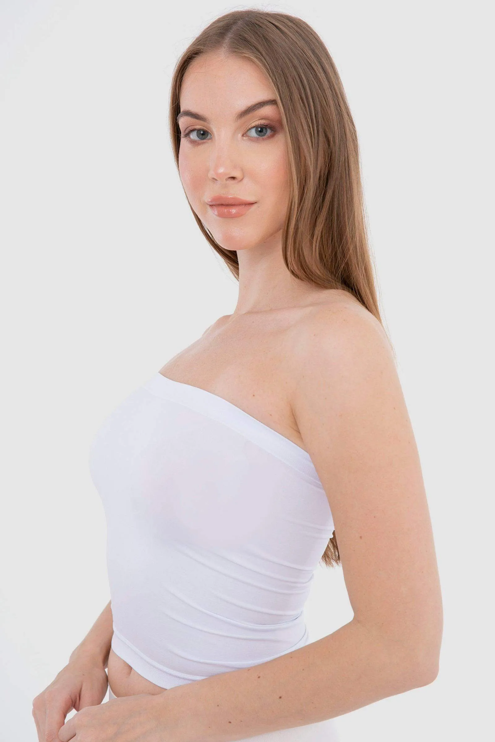 Seamless Strapless Tube Top