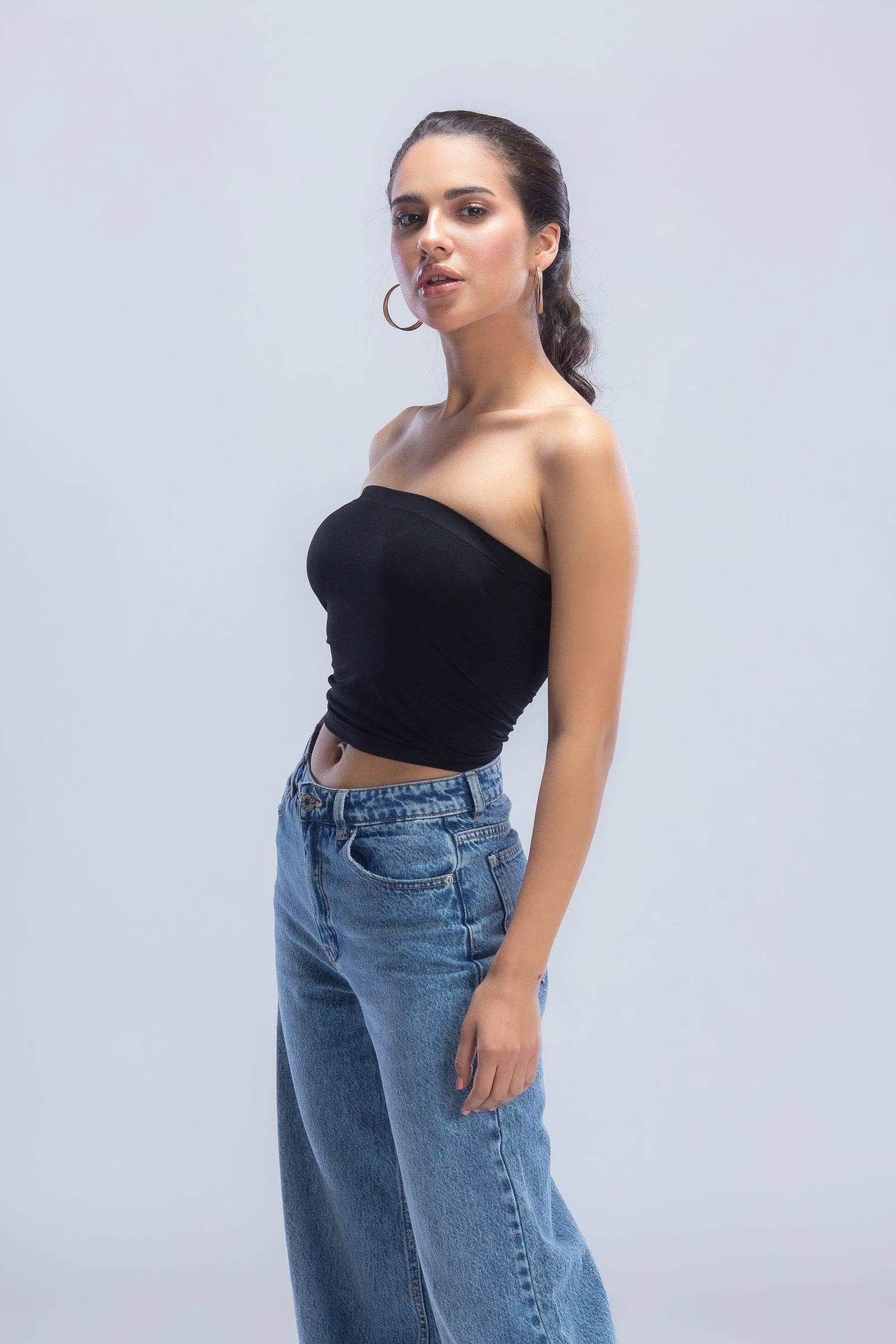 Seamless Strapless Tube Top