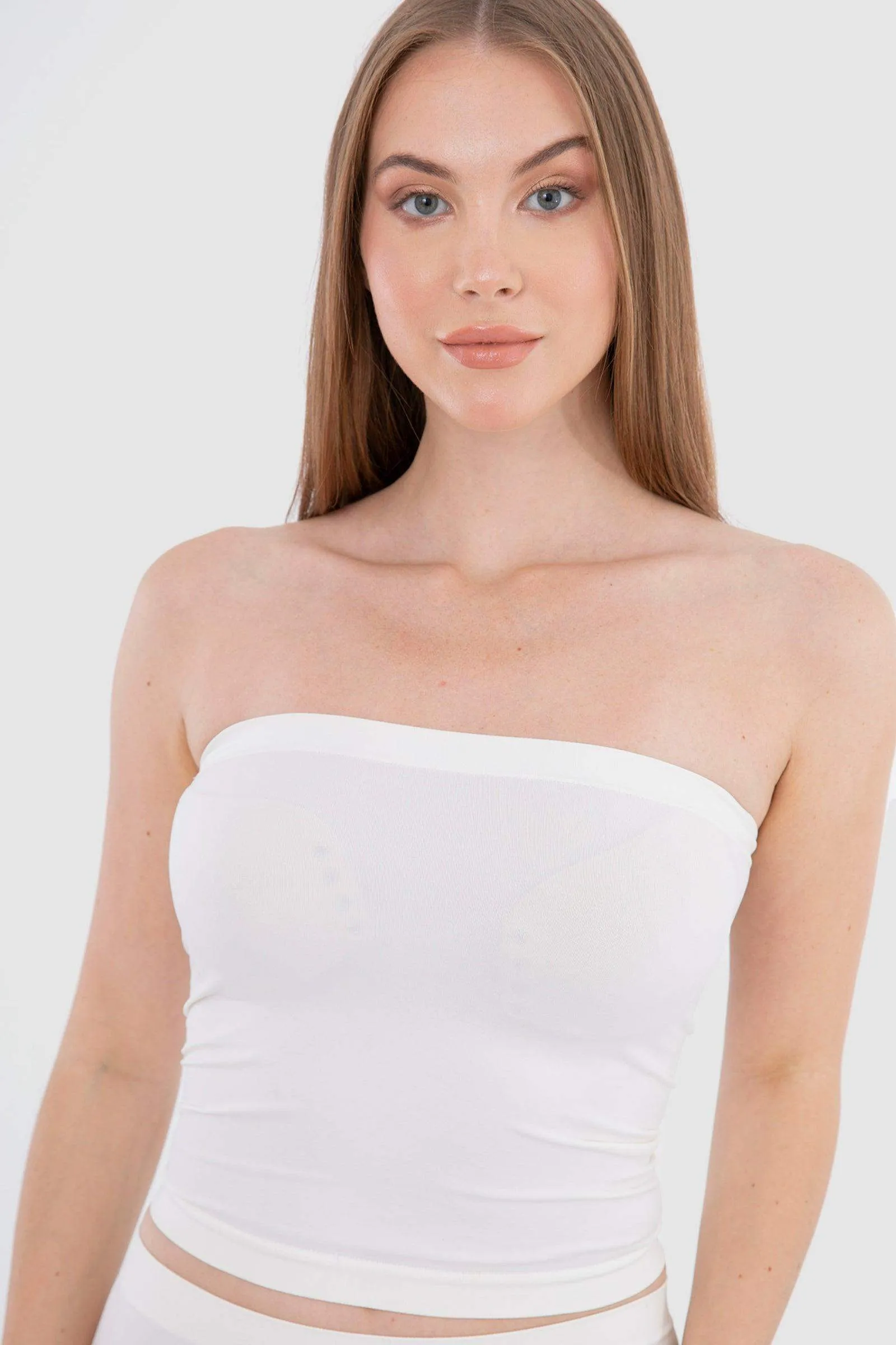 Seamless Strapless Tube Top