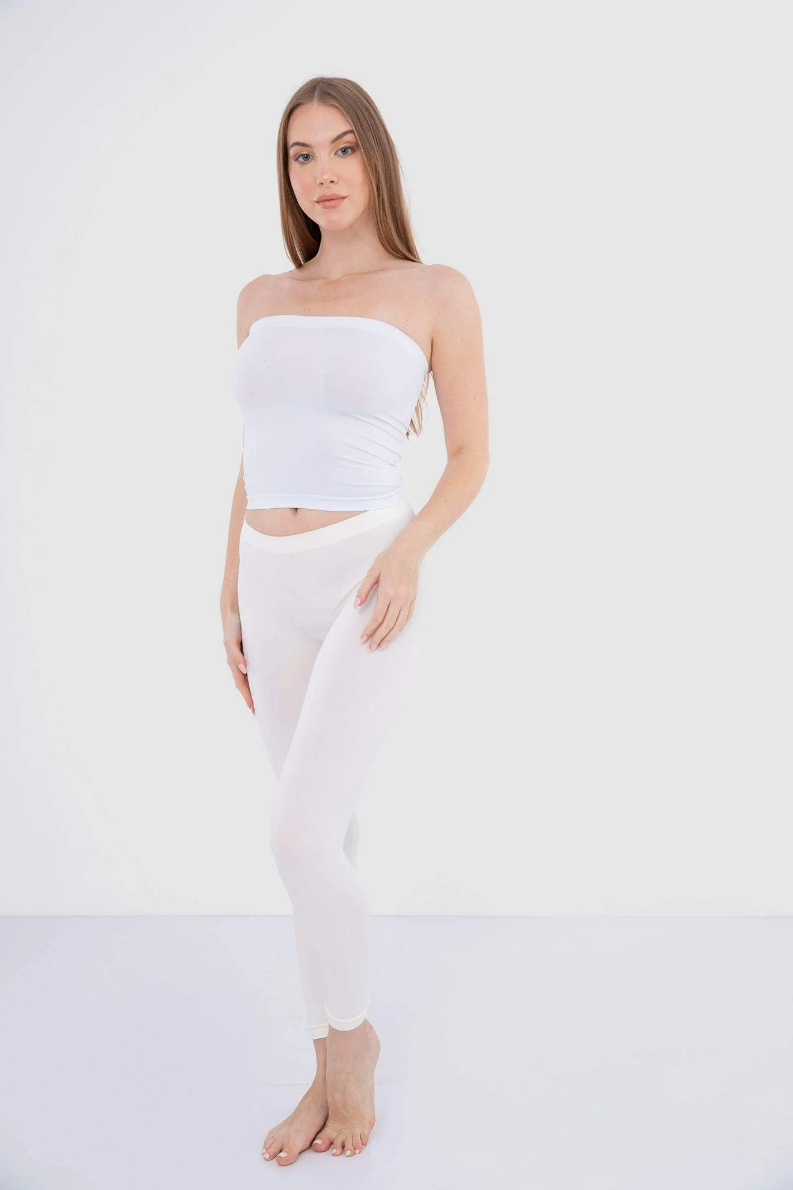 Seamless Strapless Tube Top