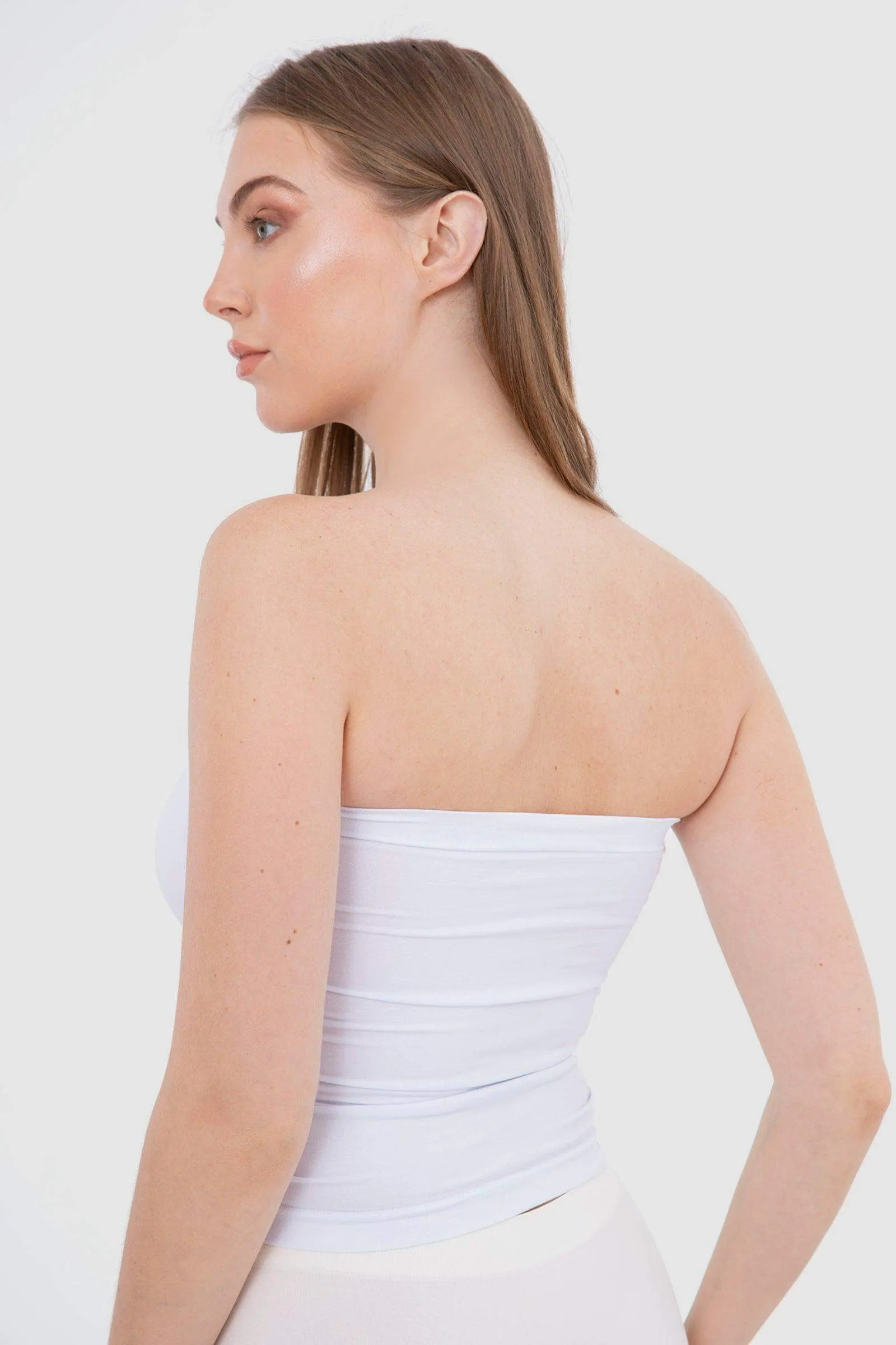 Seamless Strapless Tube Top