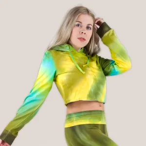 Sequana Tie Dye Hoodie Crop Top