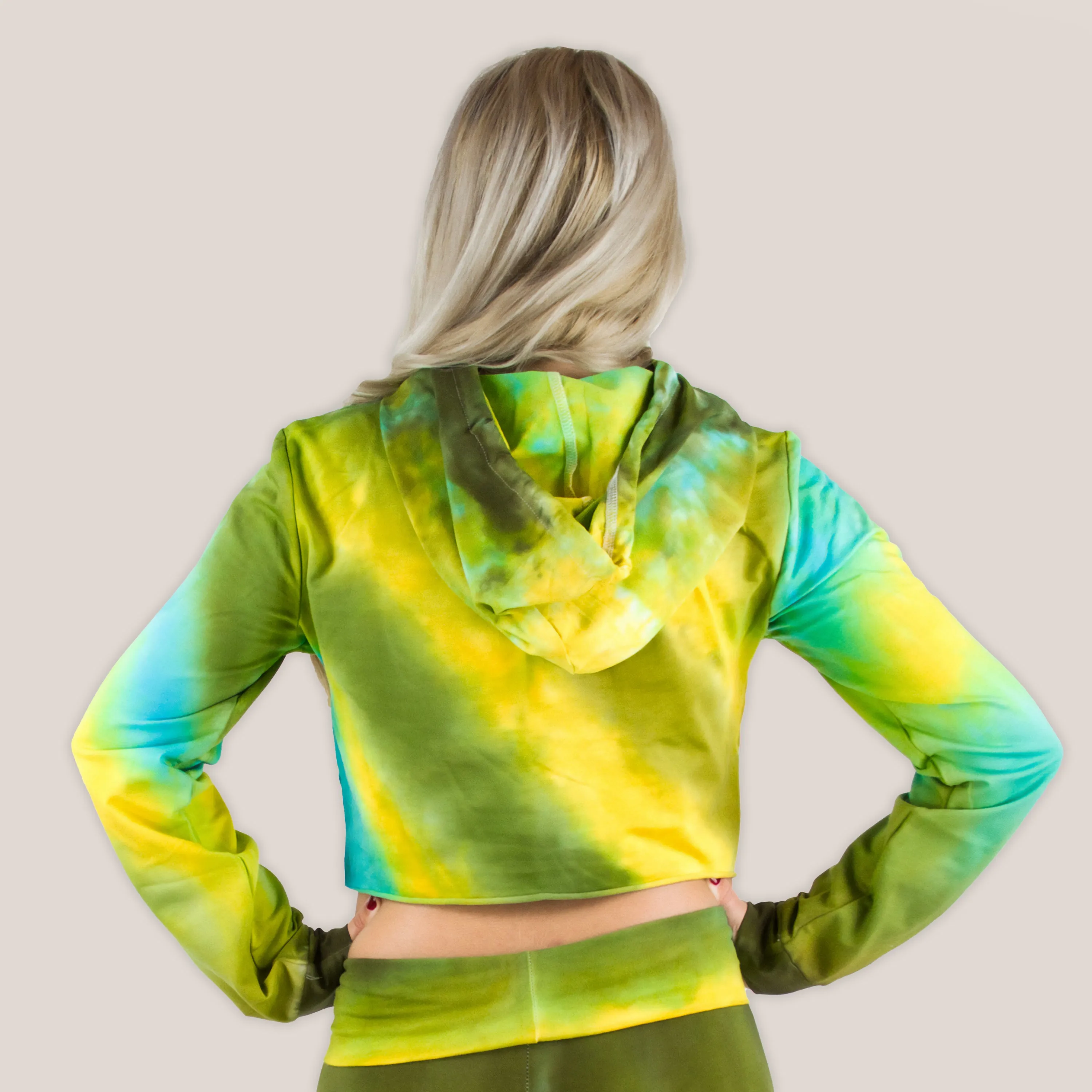 Sequana Tie Dye Hoodie Crop Top
