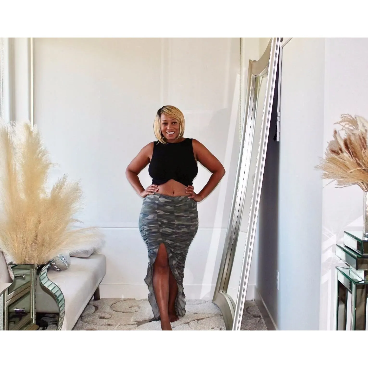 Sexy Sargeant Skirt Set