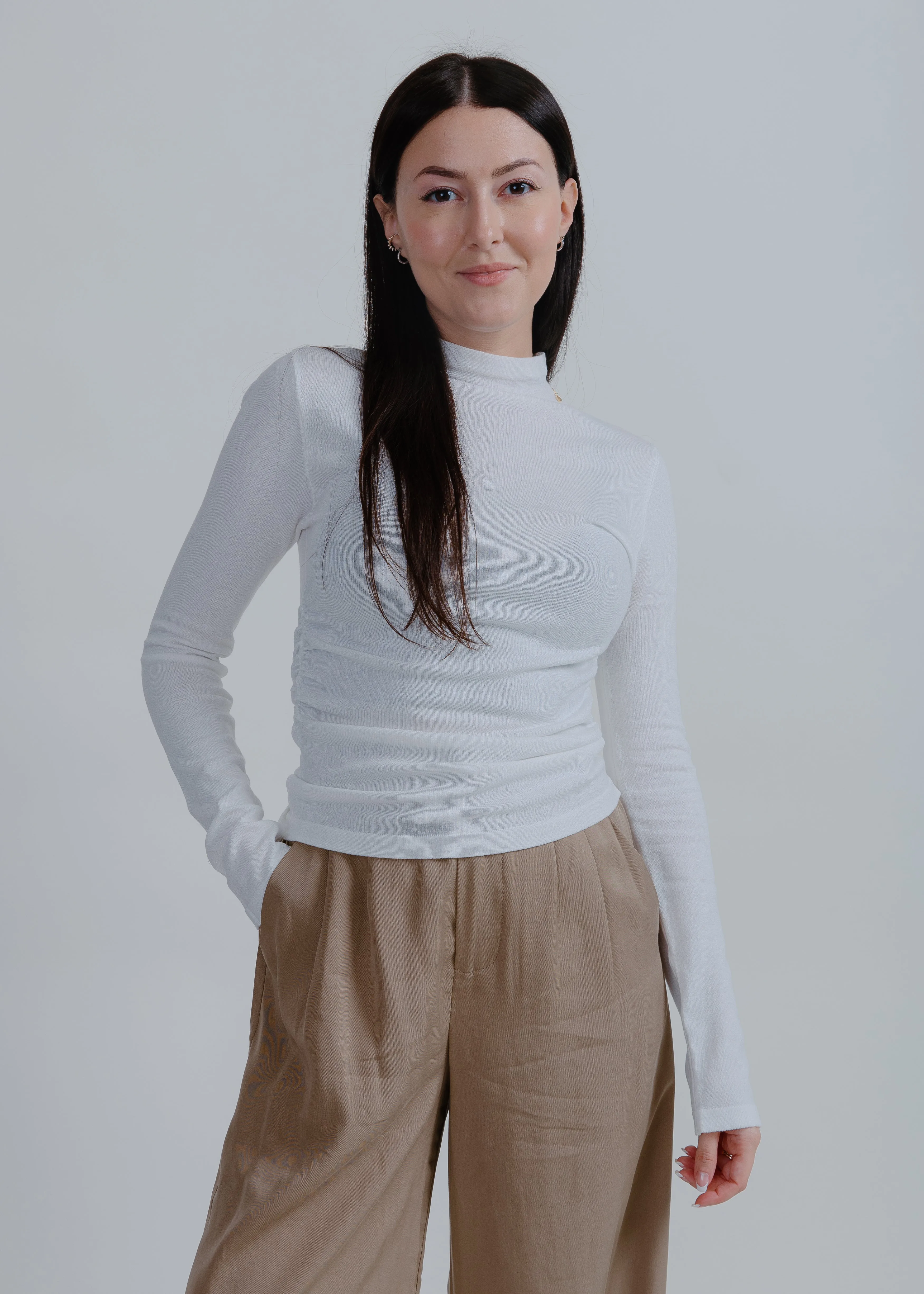 She Means Business Trousers - Khaki