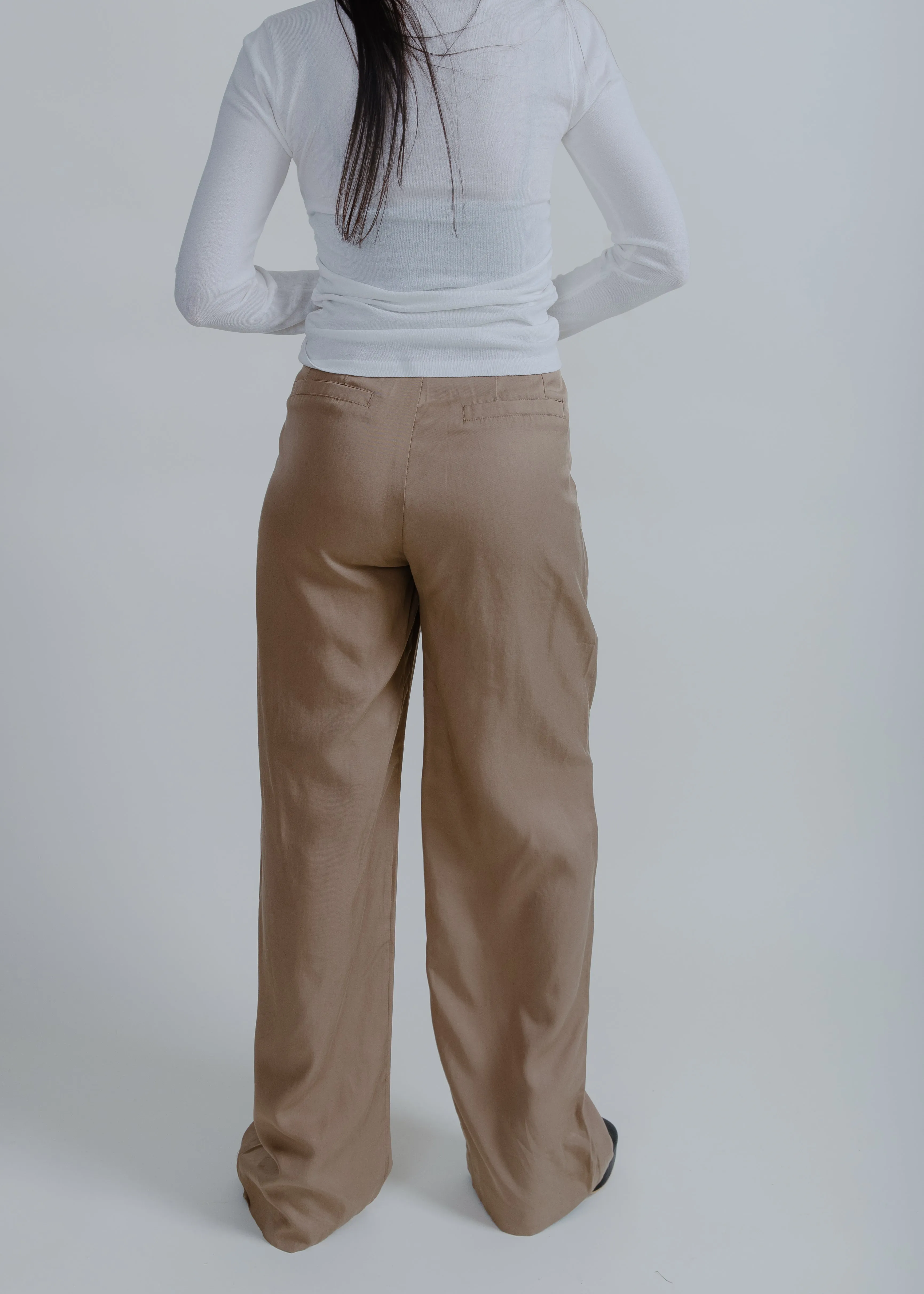 She Means Business Trousers - Khaki