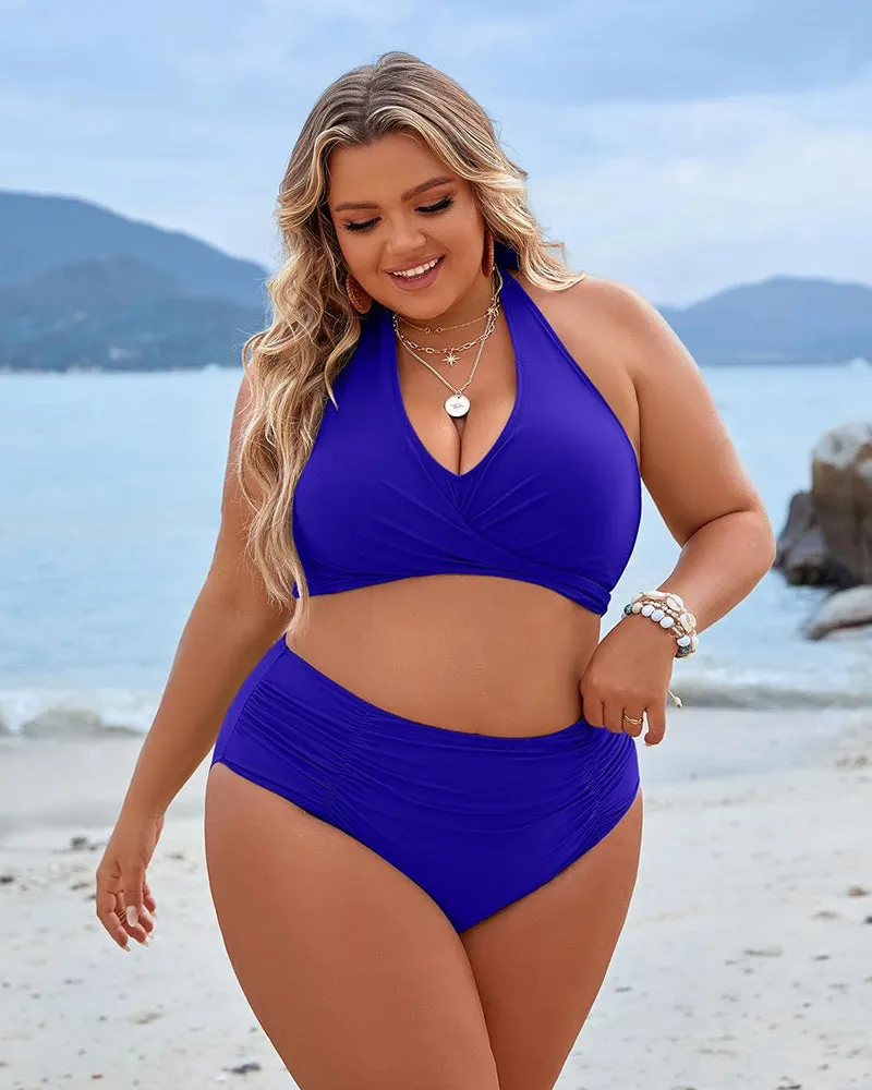 Shecurve? Tummy Control Bathing Suits Modest High Waisted Bikini Sets