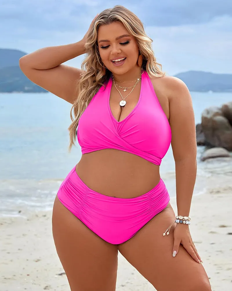 Shecurve? Tummy Control Bathing Suits Modest High Waisted Bikini Sets