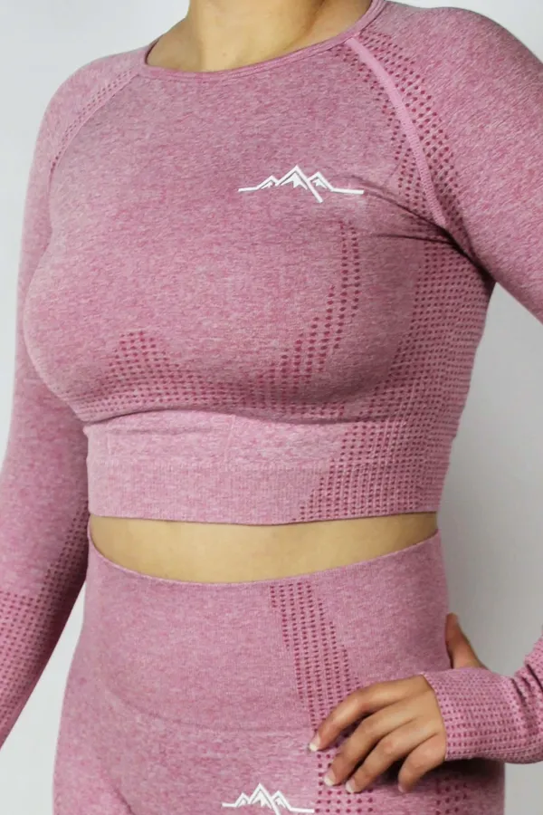 Sierra Crop Top - Pink