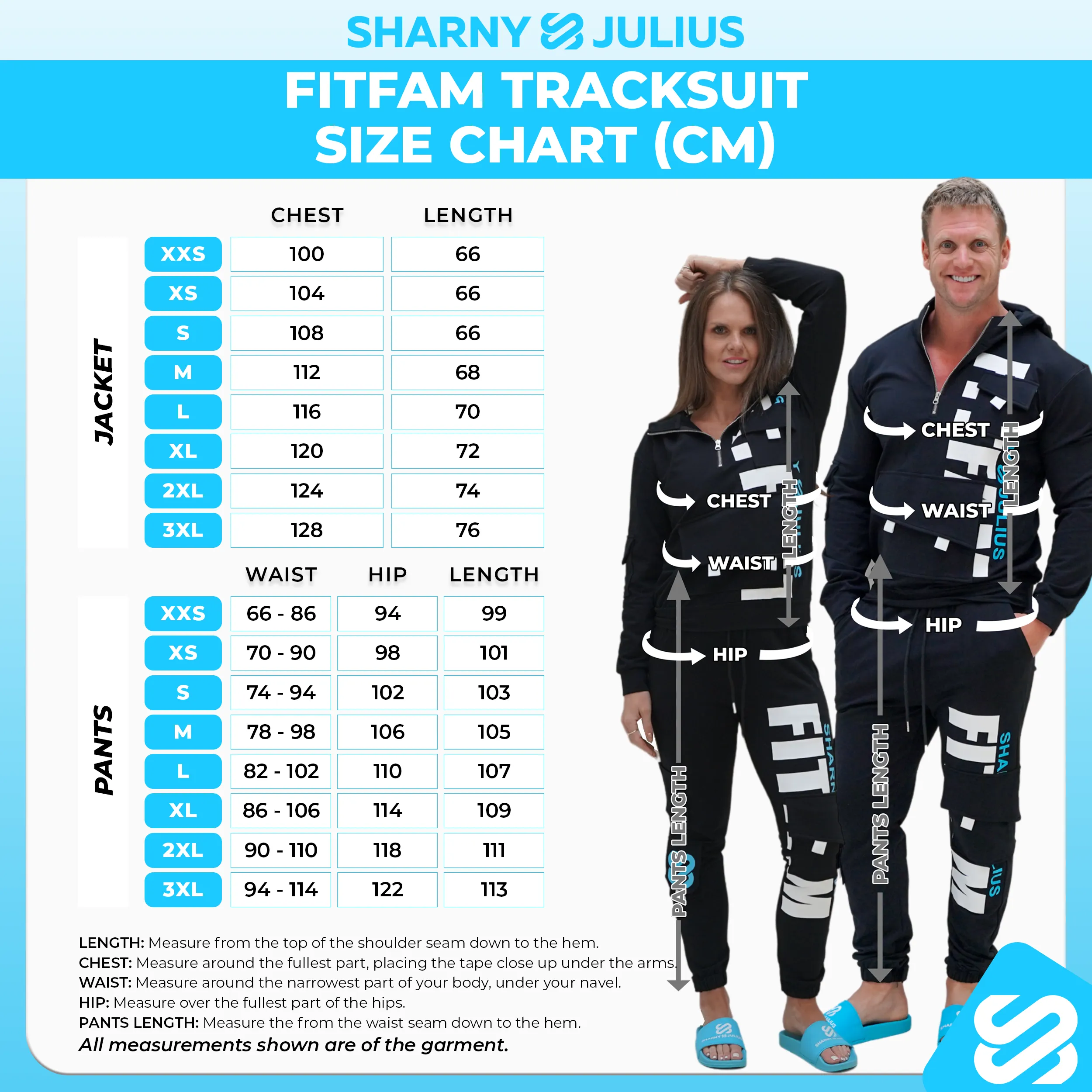 SJ FITFAM tracksuits Unisex