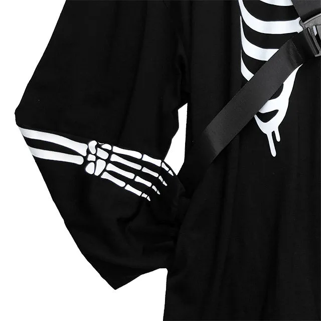 Skeleton Bear Harness Hoodie