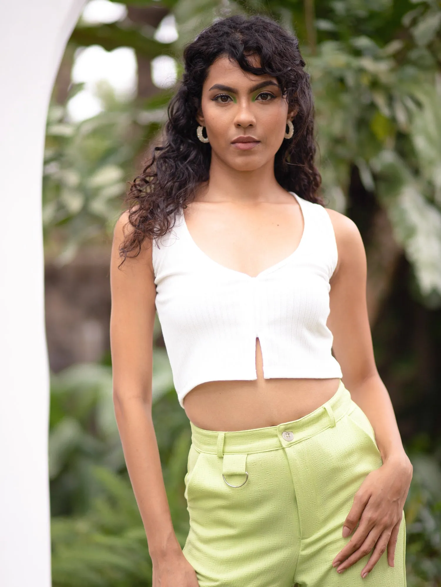 Sleeveless Crop Top