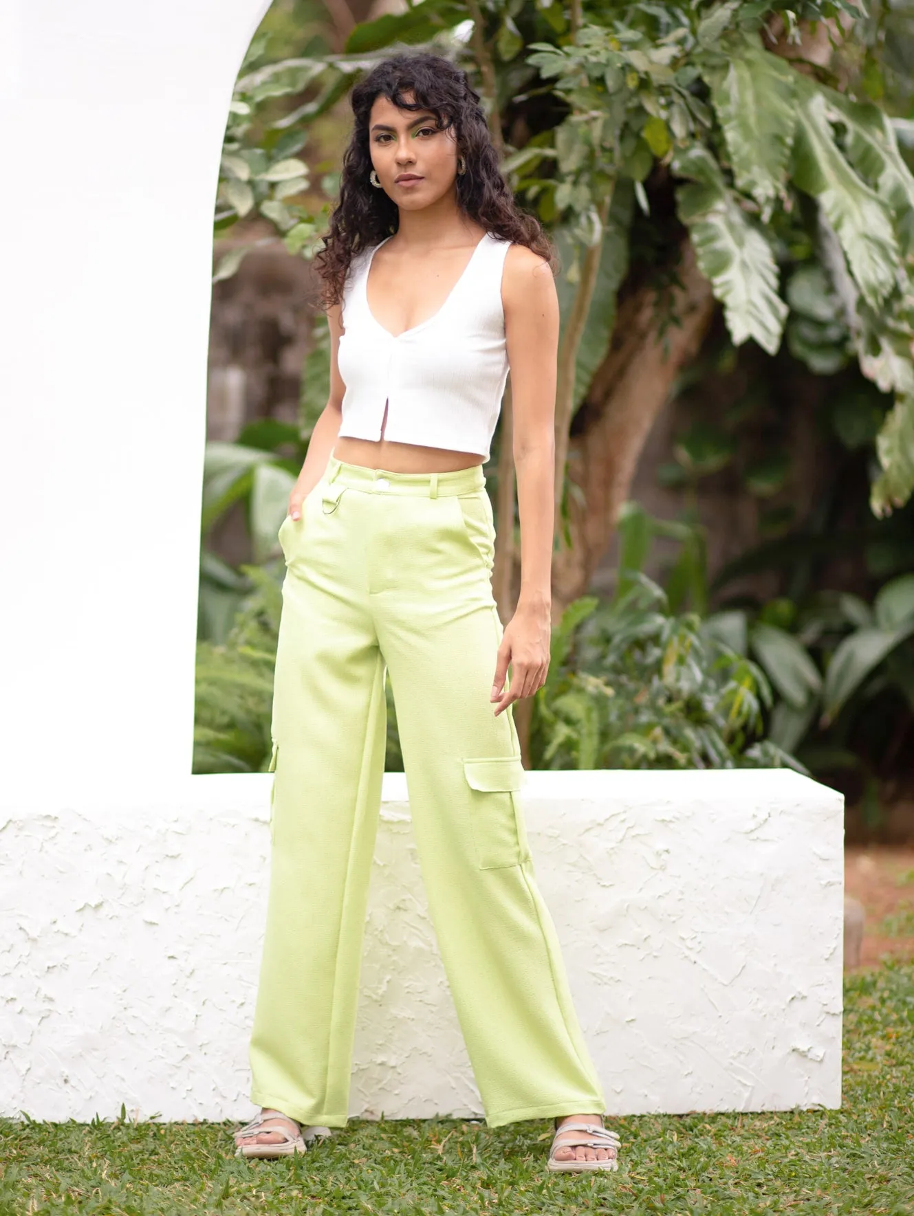 Sleeveless Crop Top