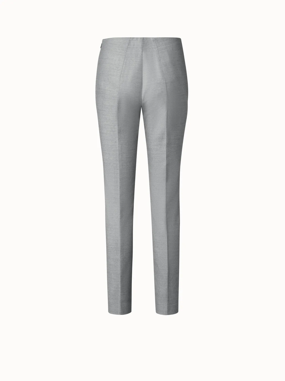 Slim Wool Stretch Flannel Pants
