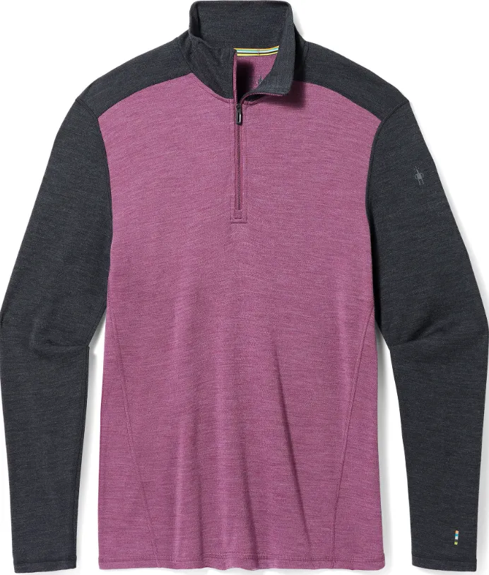 Smartwool Men's Classic Thermal Merino Base Layer 1/4 Zip (SW016355) SAMPLE