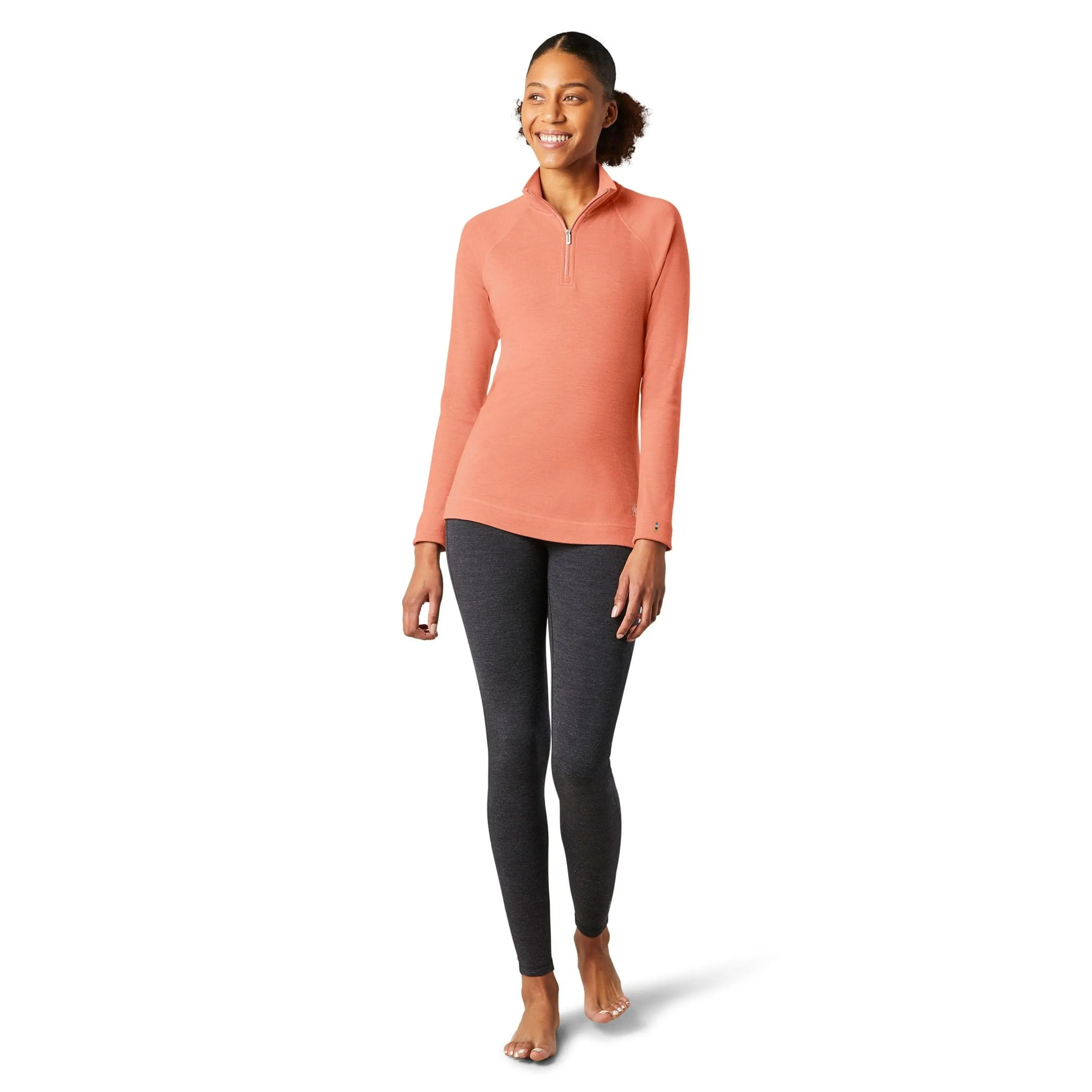 Smartwool Womens Classic Thermal Merino Base Layer 1/4 Zip - Clearance