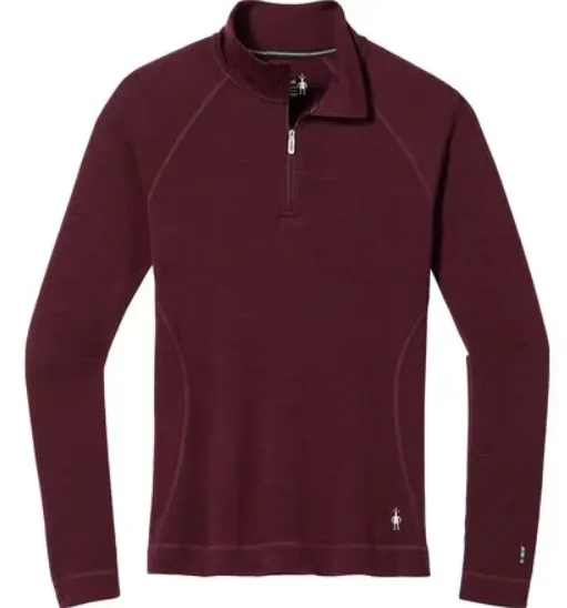 Smartwool Women's Classic Thermal Merino Base Layer 1/4 Zip (SW016373) SAMPLE