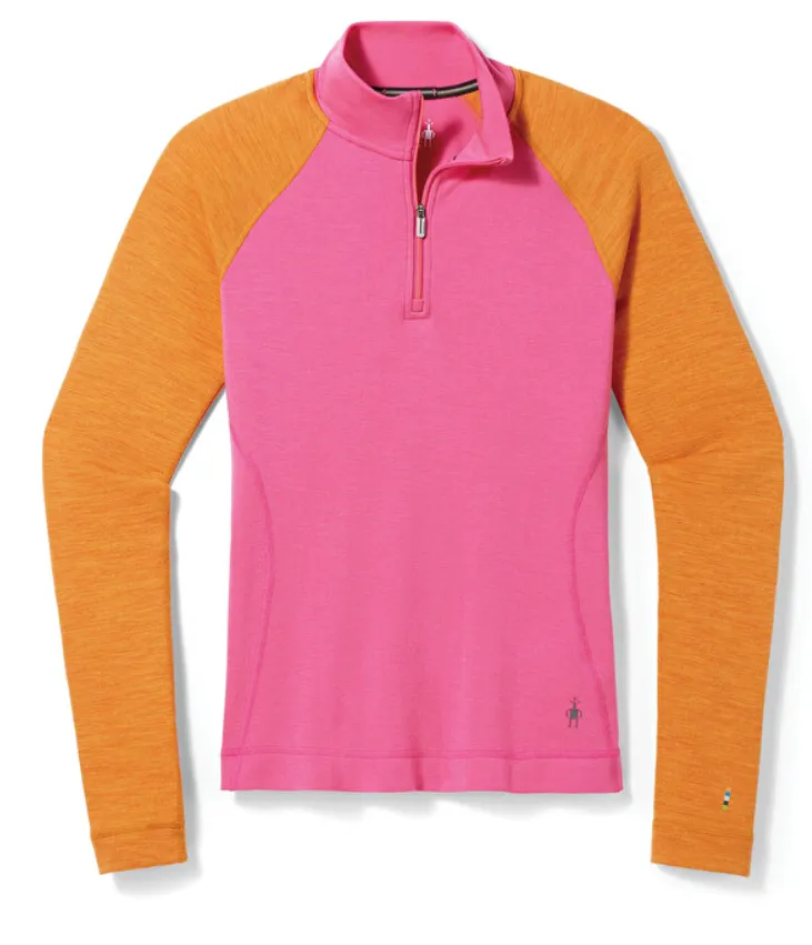 Smartwool Women's Classic Thermal Merino Base Layer 1/4 Zip (SW016373) SAMPLE