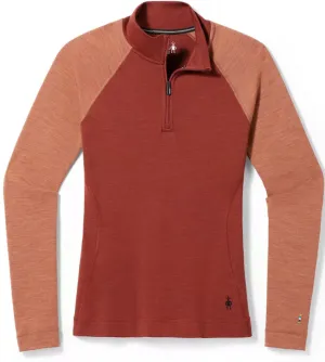 Smartwool Women's Classic Thermal Merino Base Layer 1/4 Zip (SW016373) SAMPLE