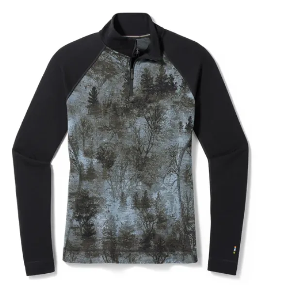 Smartwool Women's Classic Thermal Merino Base Layer 1/4 Zip (SW016373) SAMPLE
